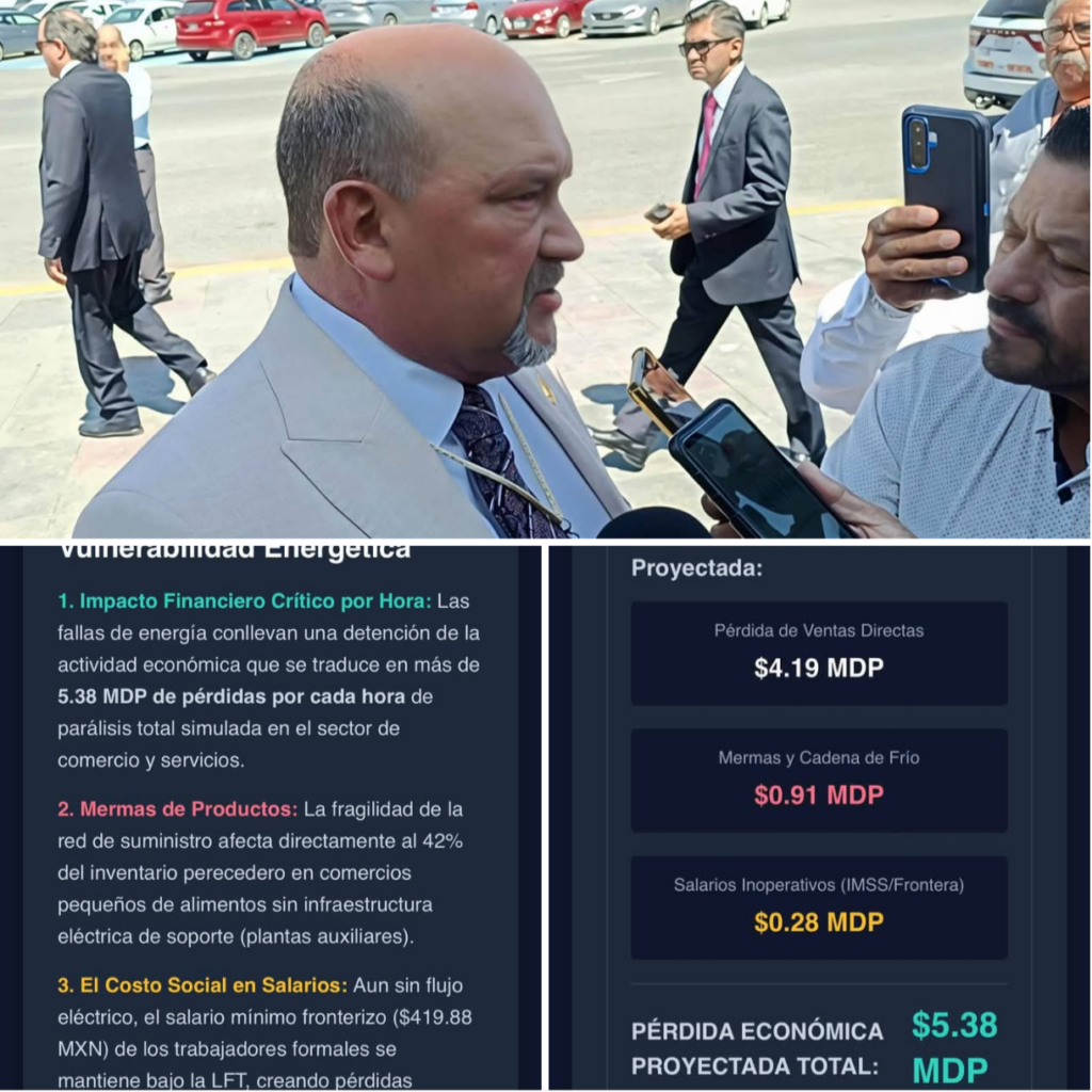 Apagones cuestan $5.38 mdp al sector productivo de Reynosa
