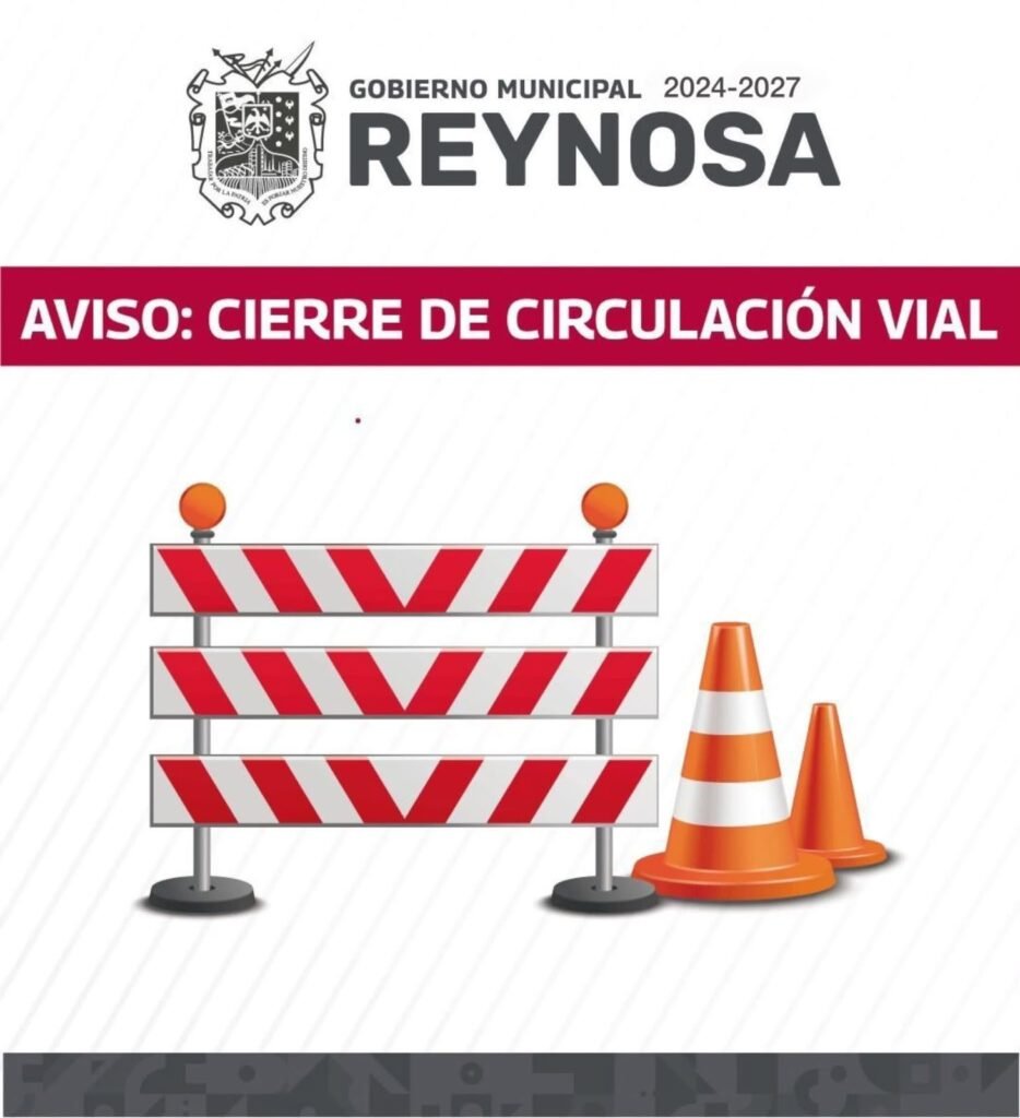 Cierre temporal de vialidad