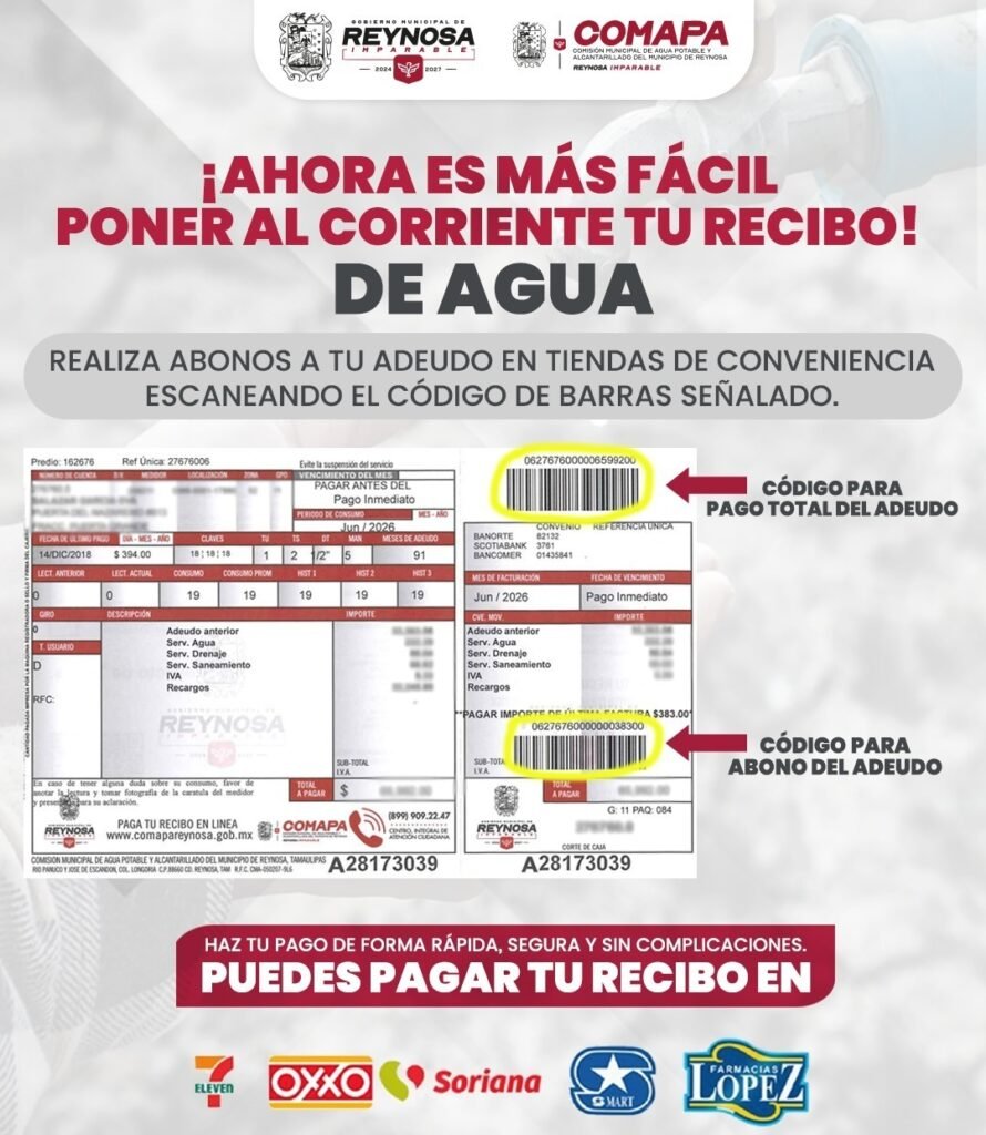 Facilita COMAPA pago de adeudos con nueva modalidad de abonos