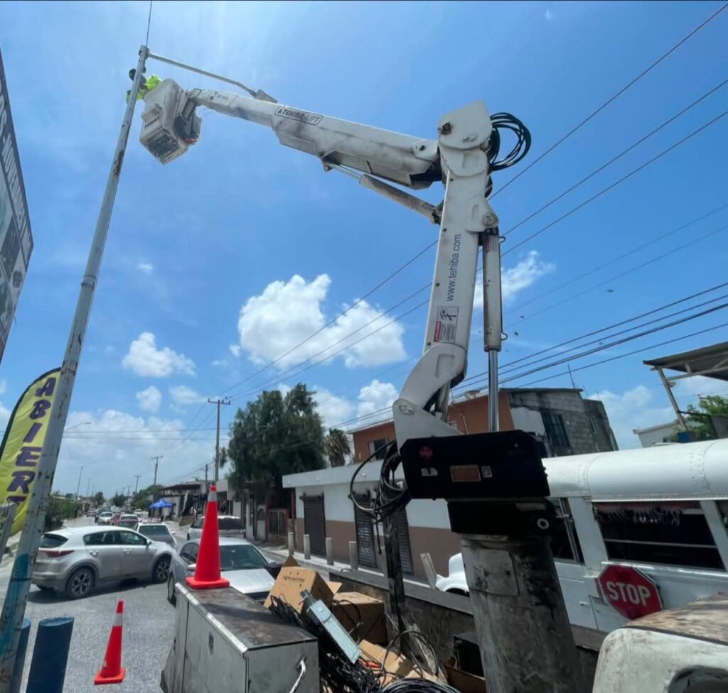 Mejoró alumbrado público jornada de refuerzo del Gobierno de Reynosa