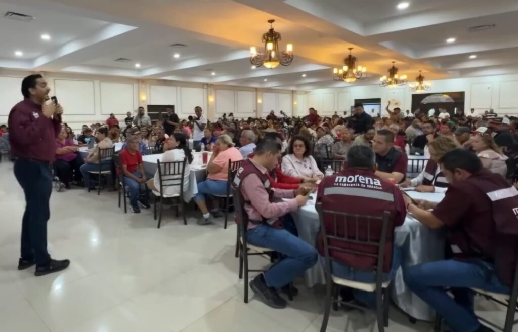 Carlos Peña llama a fortalecer la unidad de Morena y defender la transformación desde las colonias de Reynosa