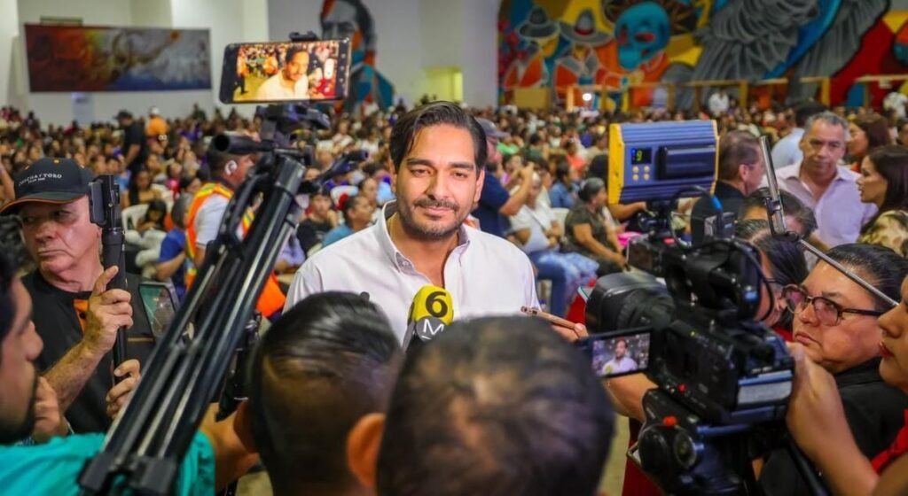 Advierte Alcalde Carlos Peña Ortiz riesgo en el río Bravo por corrientes peligrosas