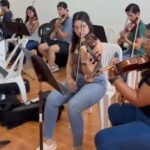 Últimos ensayos para clausura del 9no. Encuentro Juvenil Sinfónico