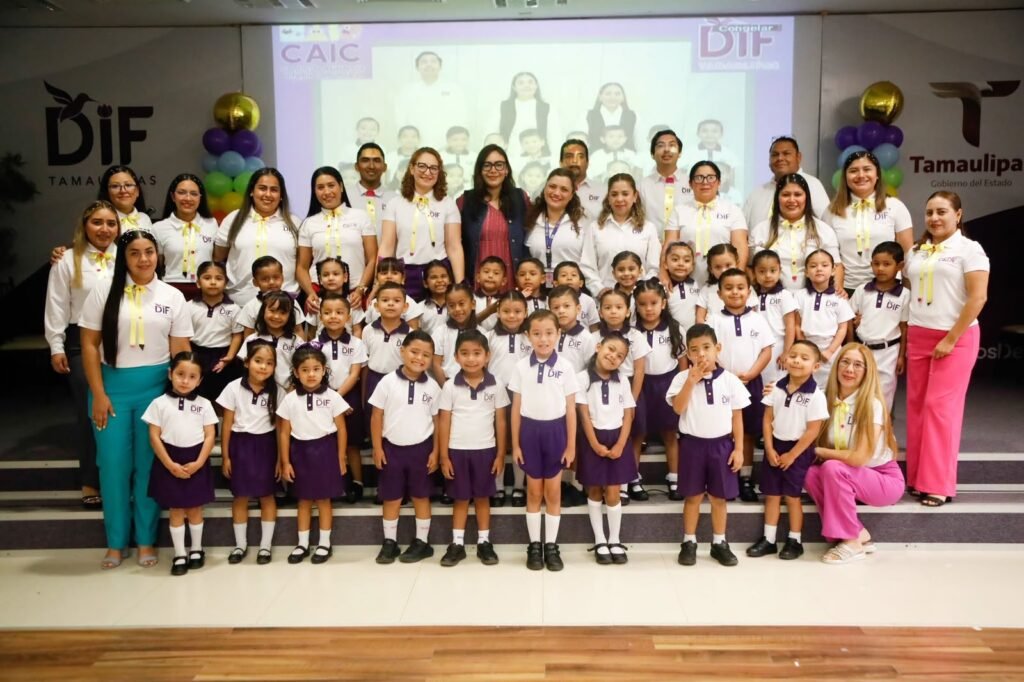 Gradúa DIF Tamaulipas a más de 2 mil 850 niñas y niños de educación preescolar