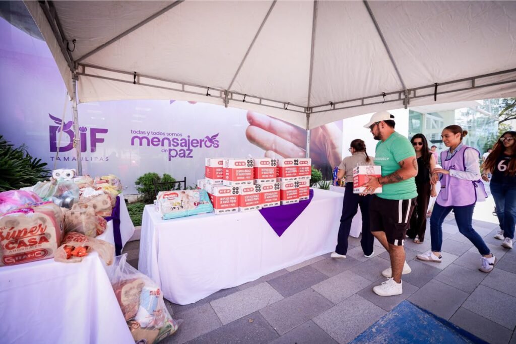 DIF Tamaulipas abre centro de acopio para apoyar a familias afectadas por los sismos en Venezuela