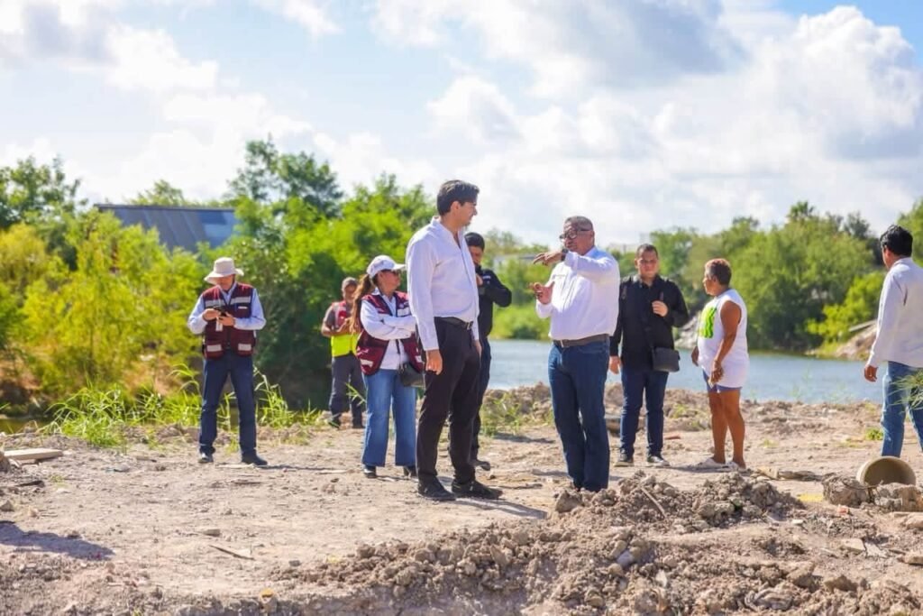 Supervisó Alcalde Carlos Peña Ortiz obra pluvial del Gobierno Municipal