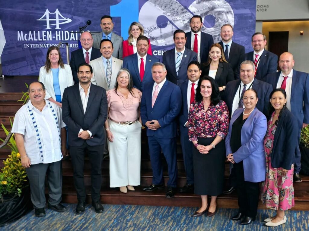 Celebraron Presidente de Reynosa y Mayores de McAllen e Hidalgo, Centenario del Puente Internacional