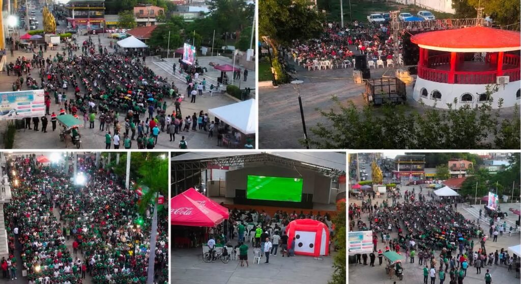 Vigilan cámaras del C5 principales Fan Fest de Tamaulipas