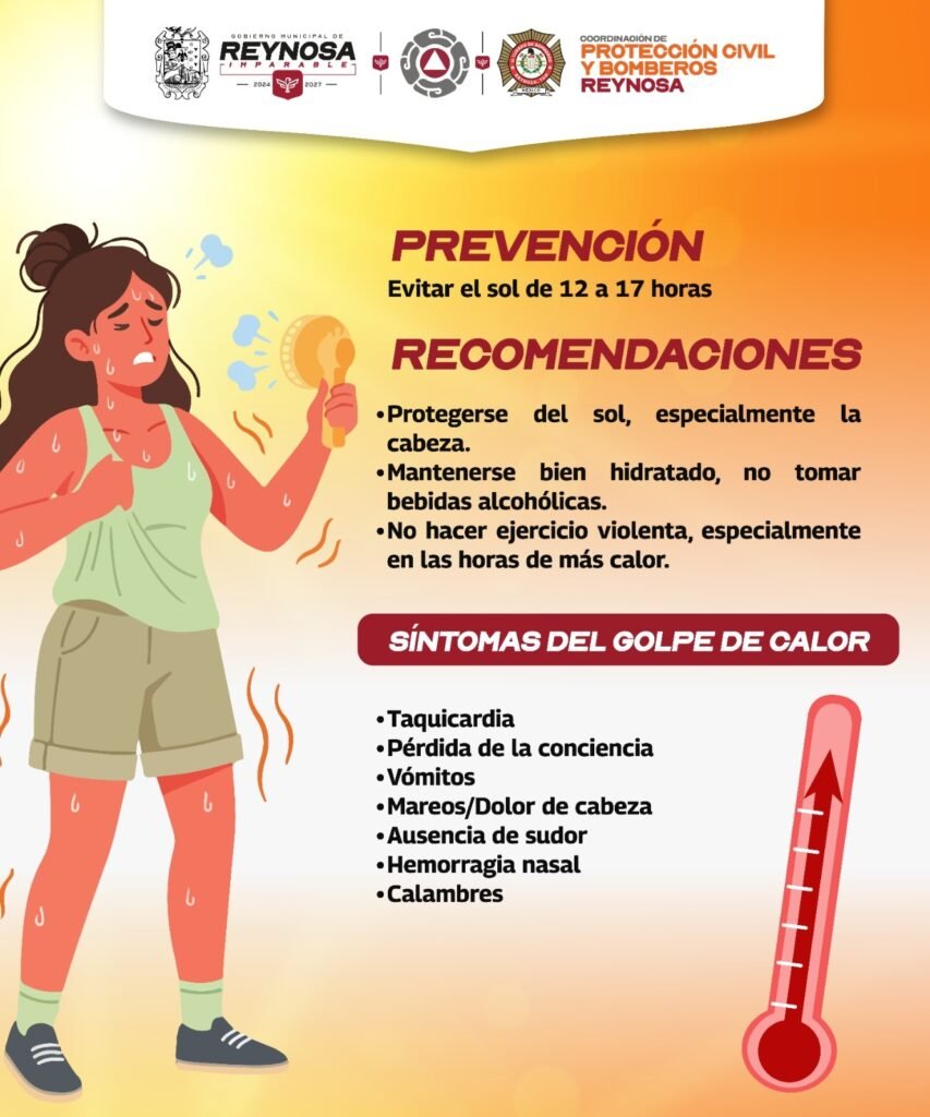 Emite Gobierno de Carlos Peña Ortiz recomendaciones ante ola de calor