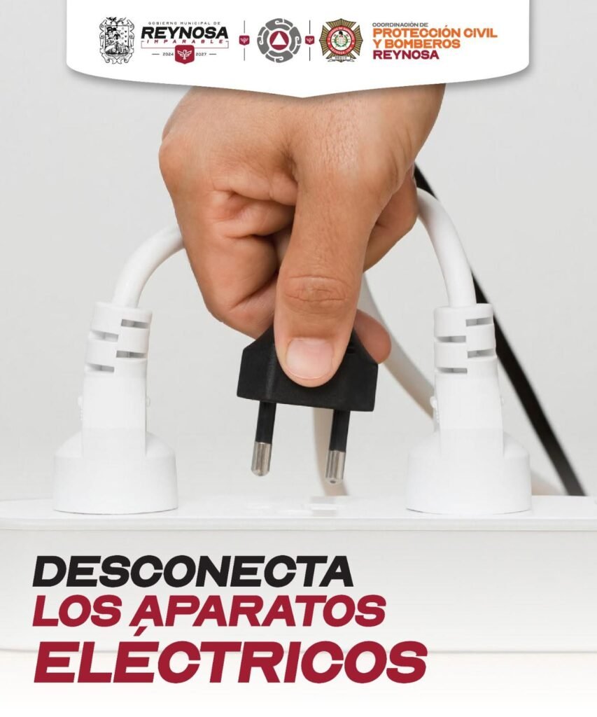 Desconecta aparatos eléctricos antes de salir de casa en vacaciones