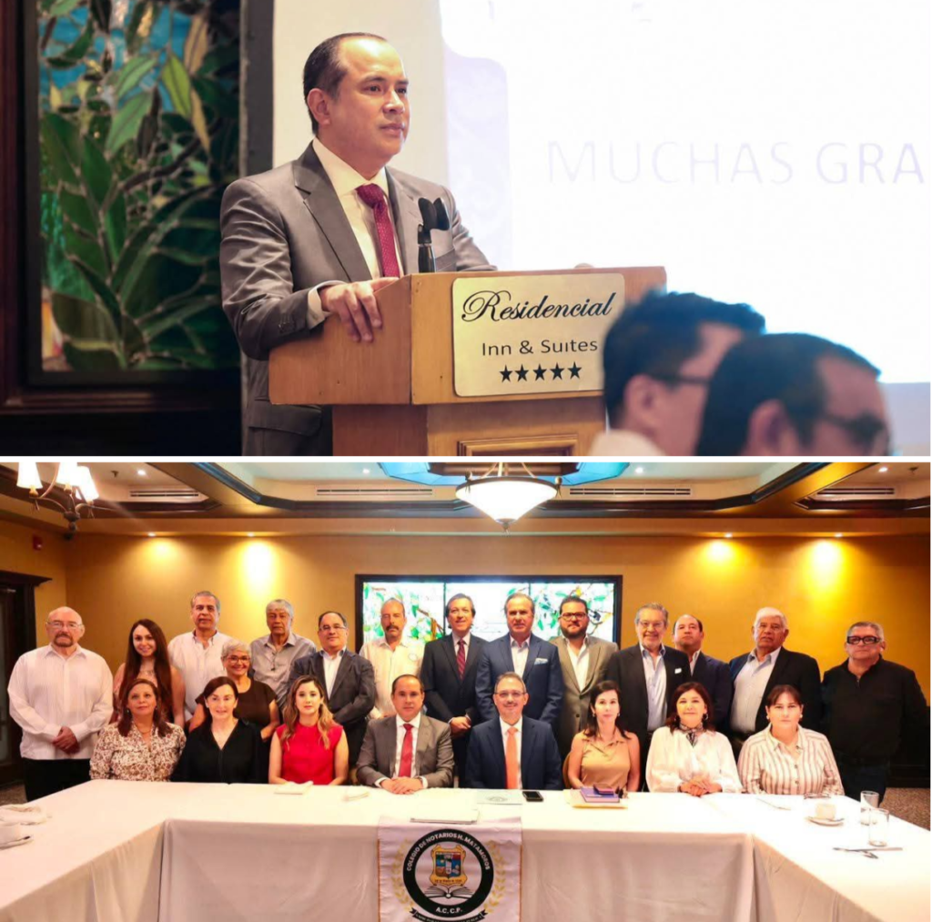 El trabajo de las y los notarios fortalece la confianza en Tamaulipas: secretario de Finanzas