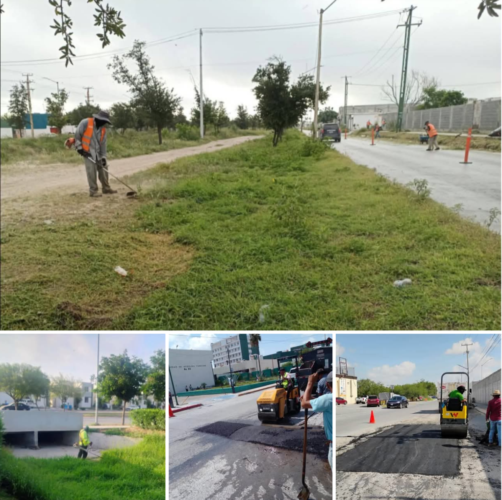 Intensificó Gobierno Municipal de Reynosa mantenimiento de infraestructura