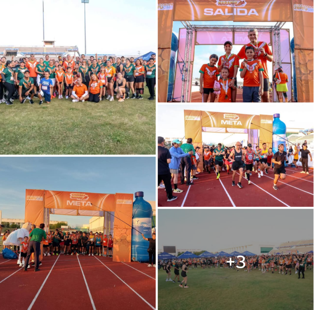 Todo un éxito la primera Carrera Naranja: más de 1,500 participantes en Reynosa