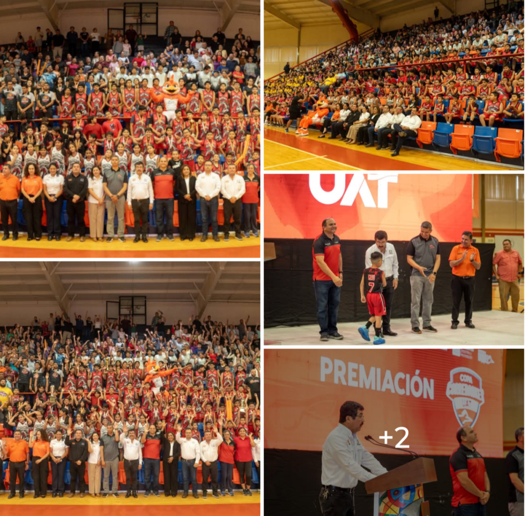 El rector Dámaso Anaya consolida el éxito de la primera Copa UAT de Básquetbol