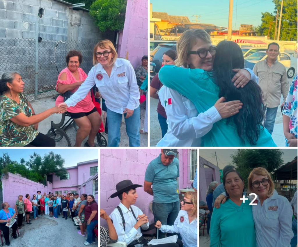 Diputada Magaly Deándar recorre la colonia Narciso Mendoza y refrenda su compromiso con las familias de Reynosa