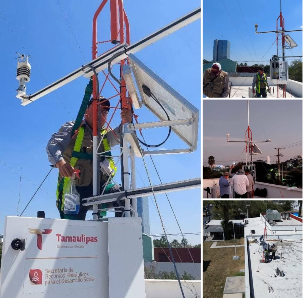 Refuerza Secretaría de Recursos Hidráulicos monitoreo hidrometeorológico para mejorar la gestión del agua en Tamaulipas