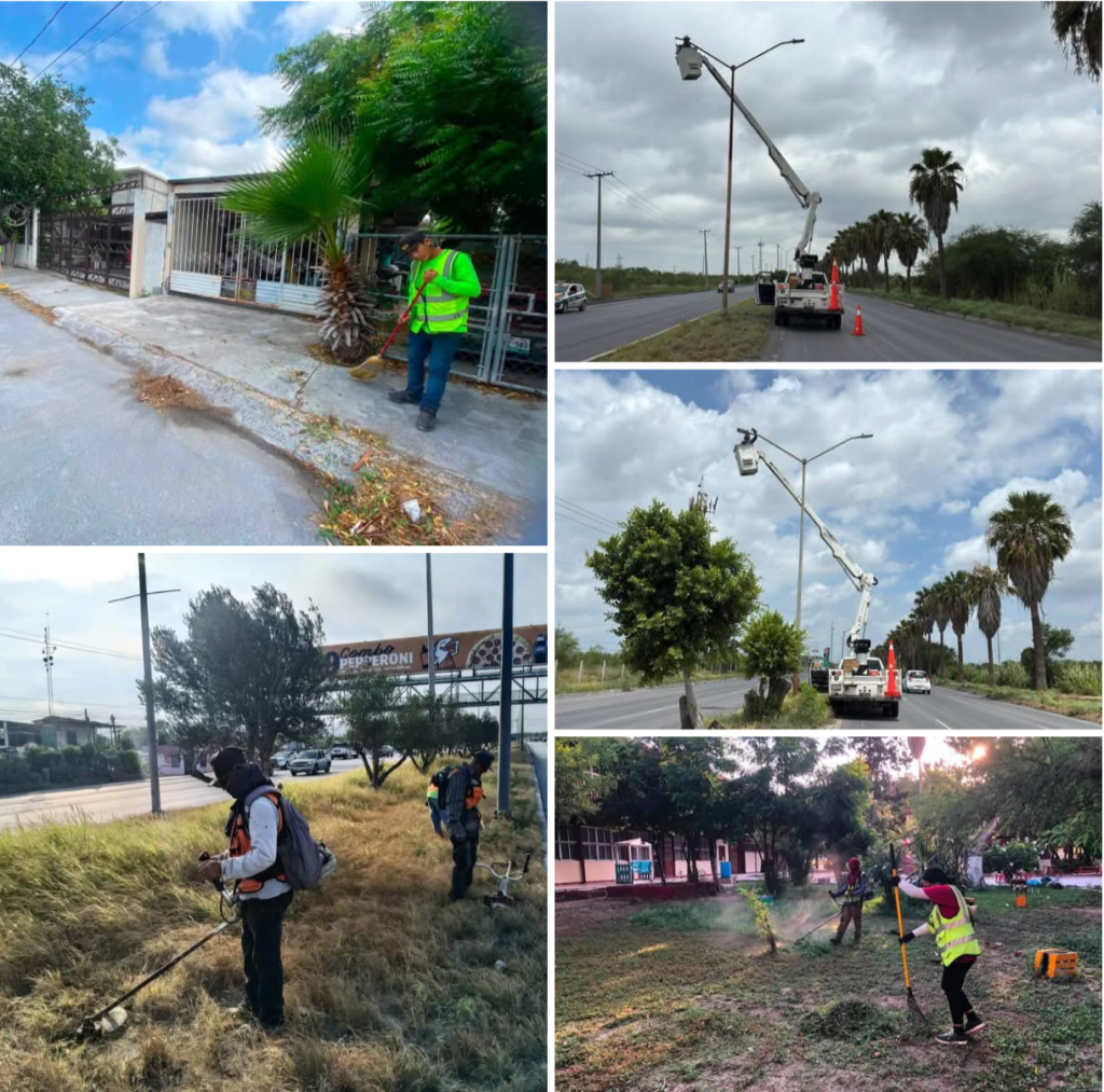 Mantenimiento permanente del Gobierno de Carlos Peña Ortiz infraestructura urbana en Reynosa