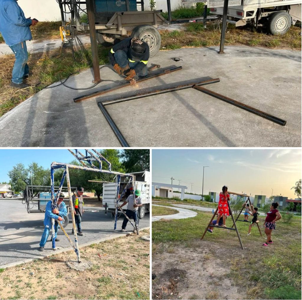 Rehabilita Servicios Públicos áreas de esparcimiento familiar en Reynosa