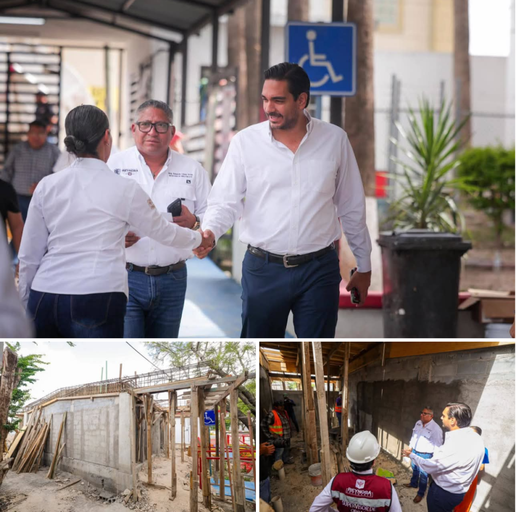 Nueva infraestructura digna para los estudiantes: Carlos Peña Ortiz, Alcalde de Reynosa