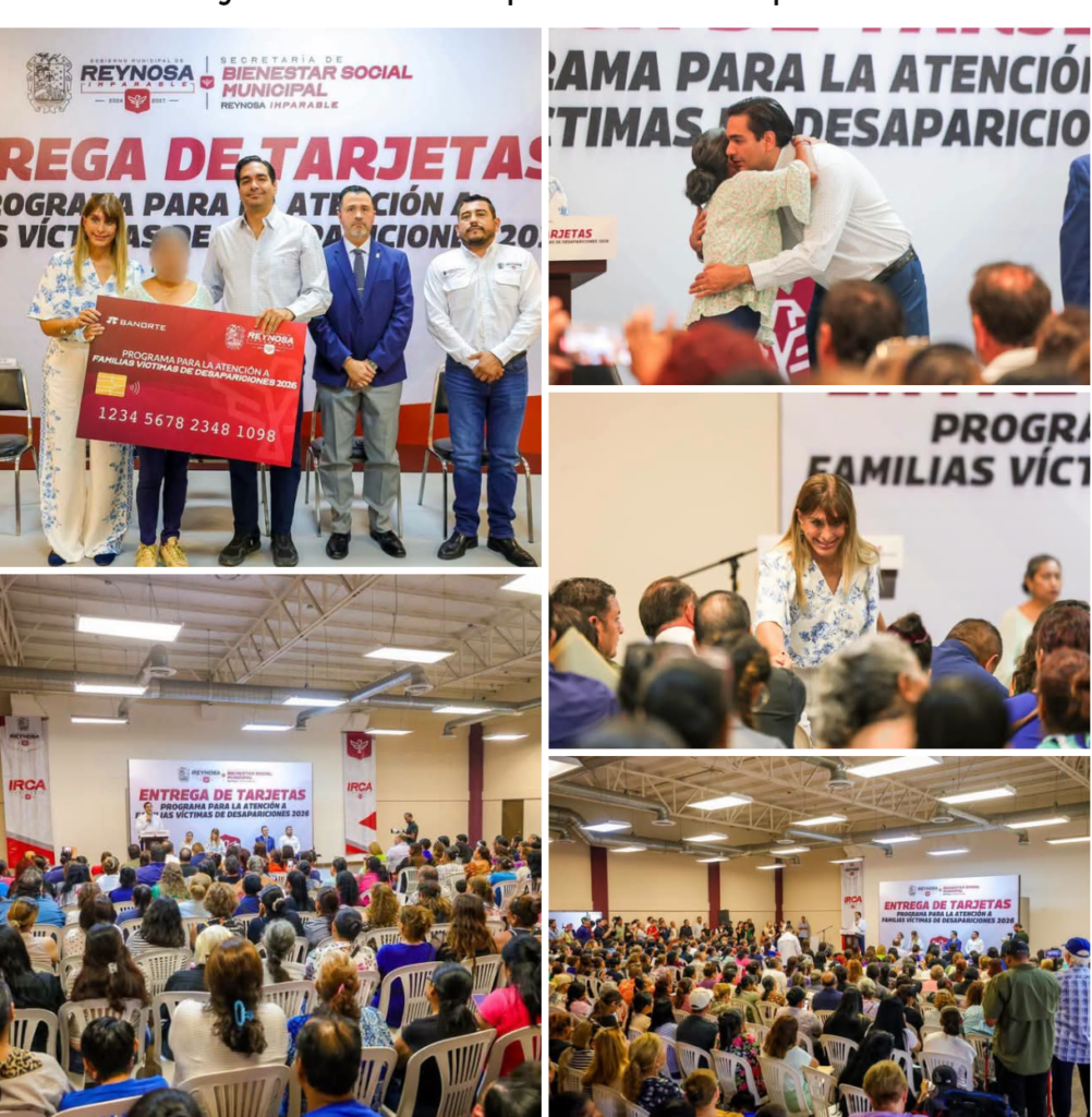 Entregó Carlos Peña Ortiz apoyos económicos a familias reynosenses con personas desaparecidas
