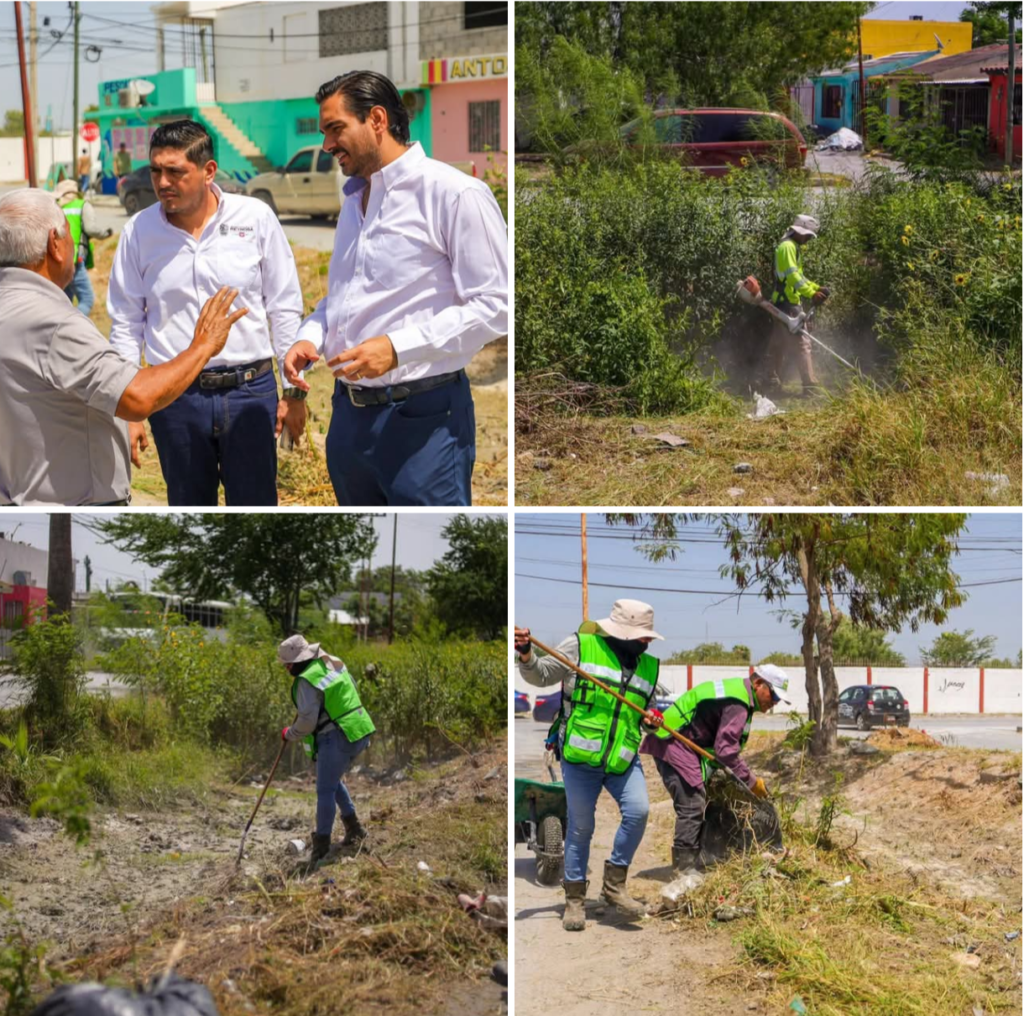 Aplicó Servicios Públicos programa de limpieza en Villas de Diamante