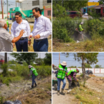 Aplicó Servicios Públicos programa de limpieza en Villas de Diamante