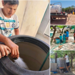 Área ejidal de Reynosa también es atendida con reparto de agua potable