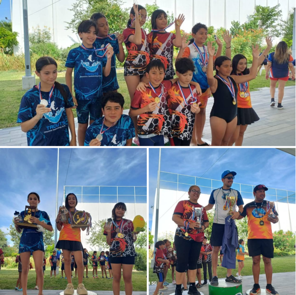 Excelente resultado del equipo de natación del IMD en Torneo Estatal