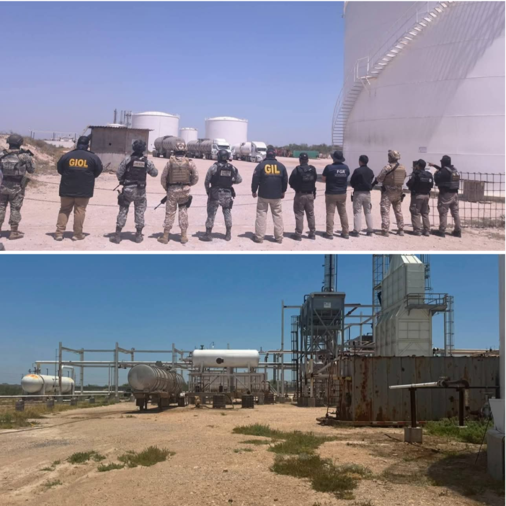 Ejército, Guardia Nacional y FGR aseguran más de 3.7 millones de litros de hidrocarburo en Reynosa
