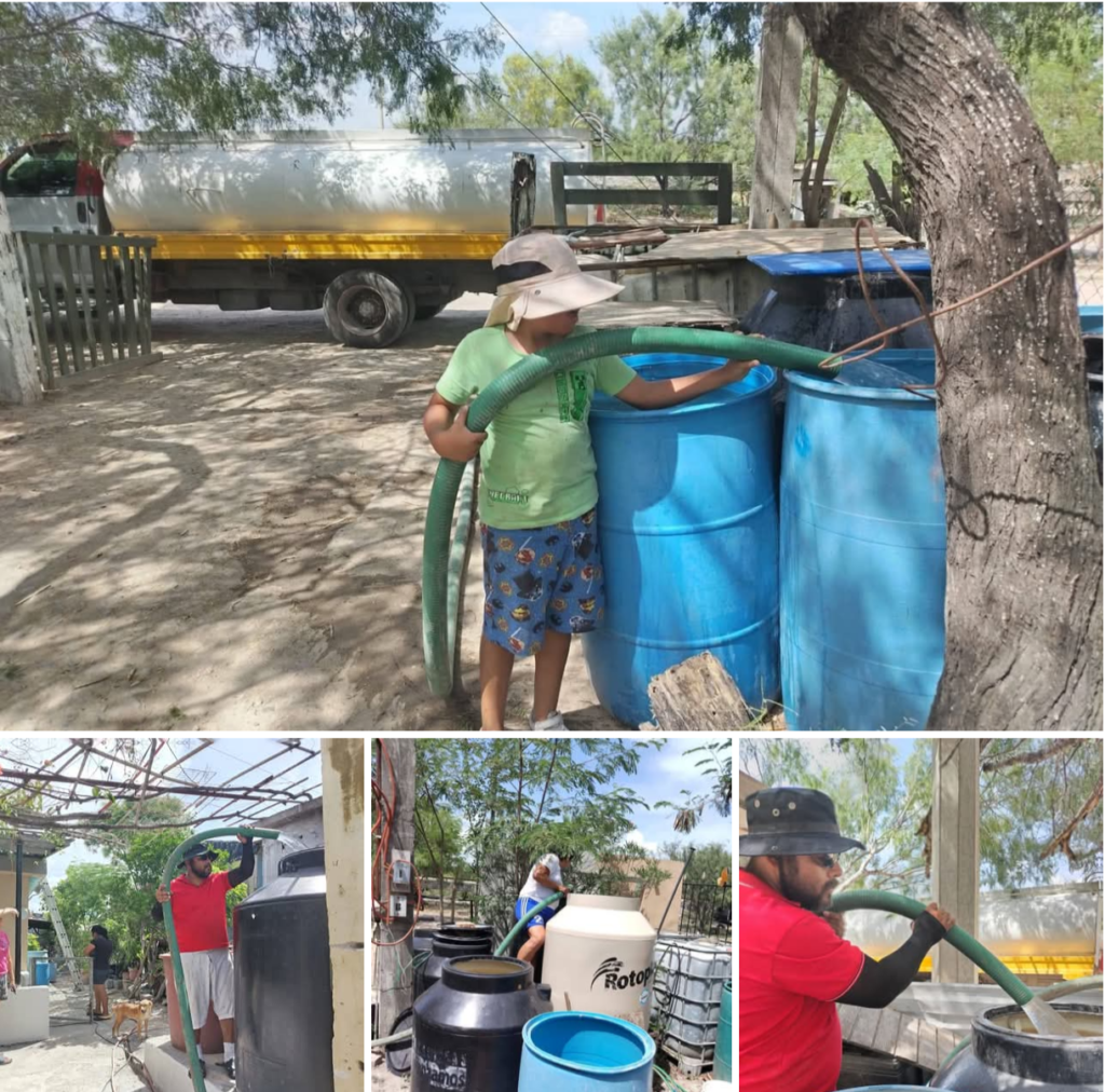 Lleva Gobierno de Reynosa agua potable a zona rural y colonias