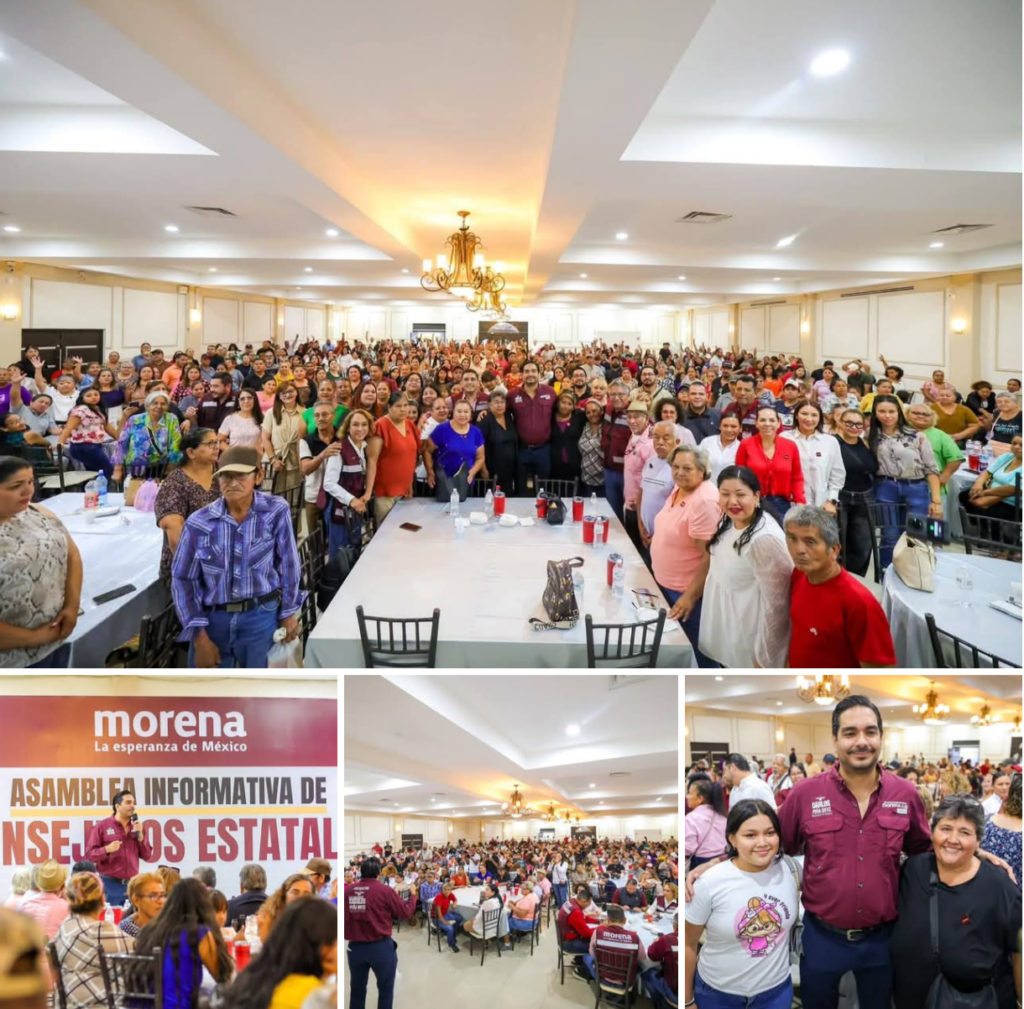 Muestra Asamblea de Morena: Unidad y Esperanza por la Transformación