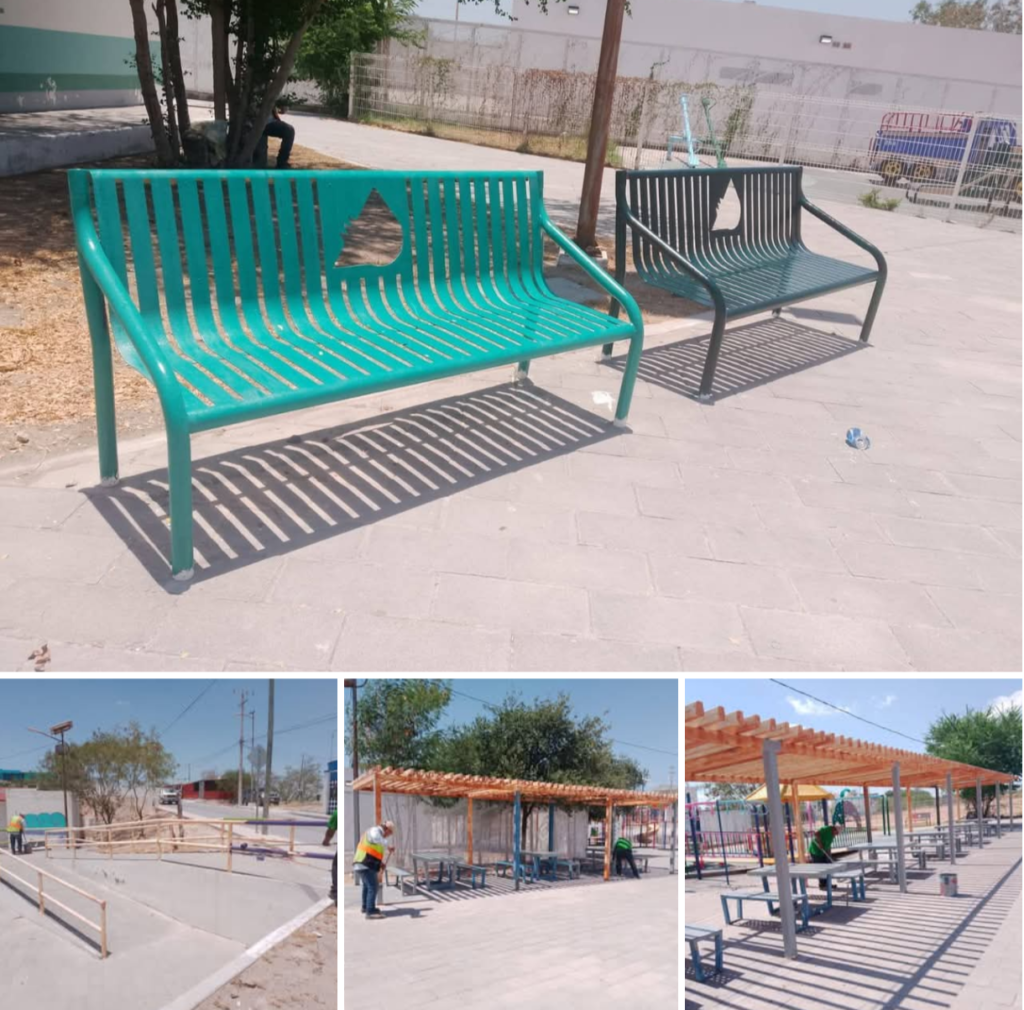 Embellece Gobierno de Carlos Peña Ortiz plaza pública en Lomas del Pedregal