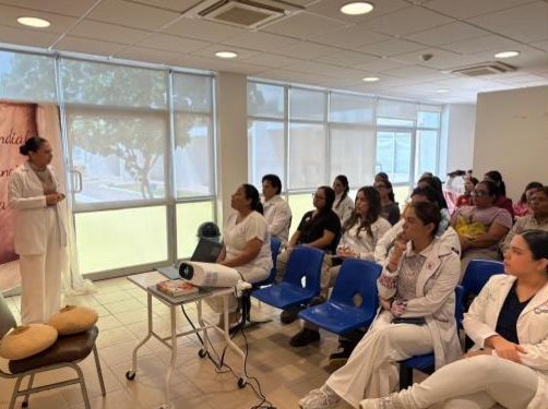 CENDI Madero de Pemex fortalece la cultura de la lactancia materna entre las familias derechohabientes