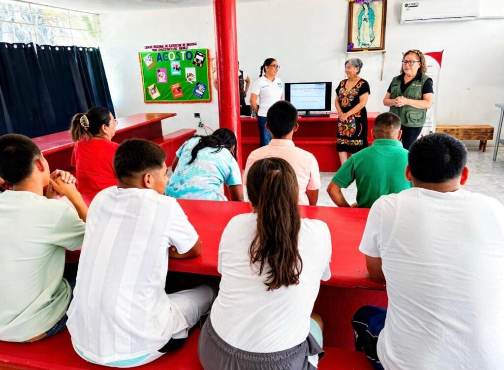 Refuerza SIPINNA Tamaulipas acciones de salud sexual y reproductiva para adolescentes en Güémez