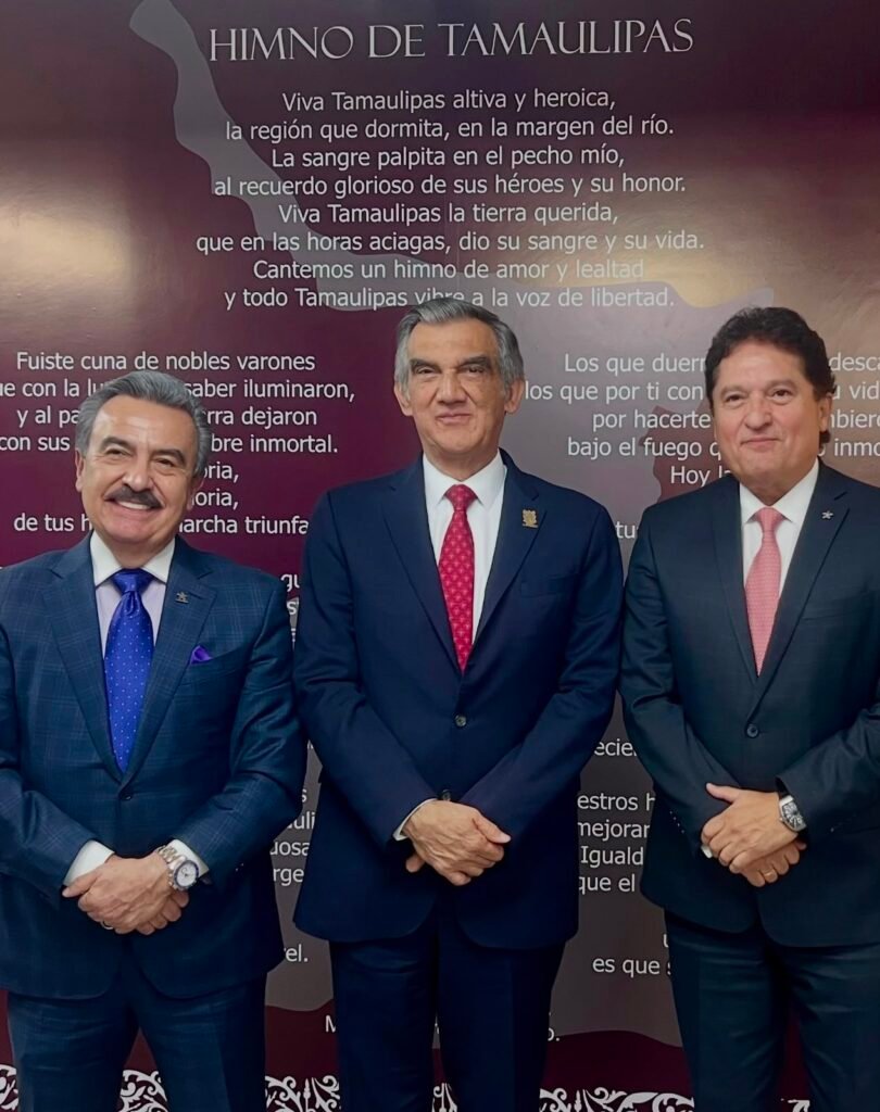 Américo Villarreal impulsa agenda con CANACAR y CONCAMIN para fortalecer la competitividad de Tamaulipas
