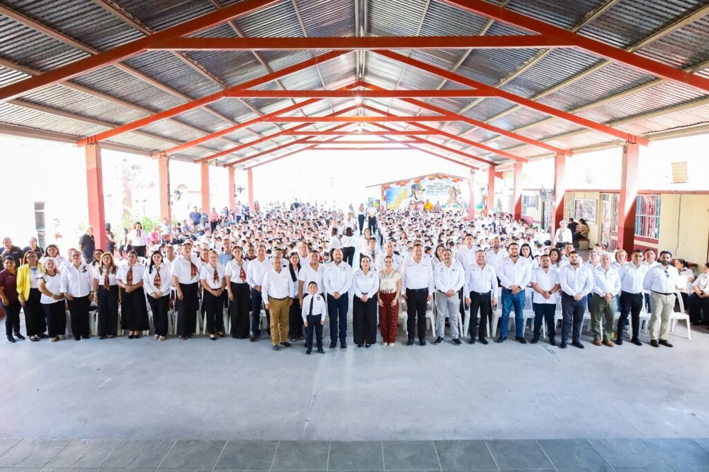 Encabeza el secretario general de Gobierno arranque del ciclo escolar 2026-2027 en Río Bravo