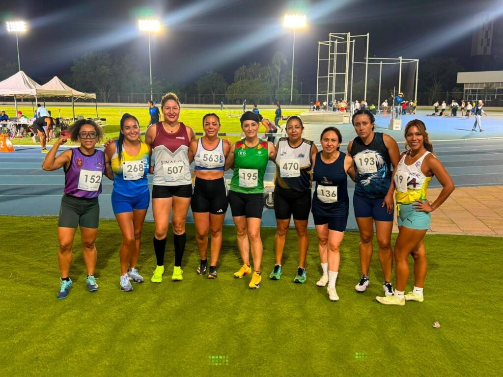 Tamaulipas conquista el top ten del Nacional de Atletismo Máster