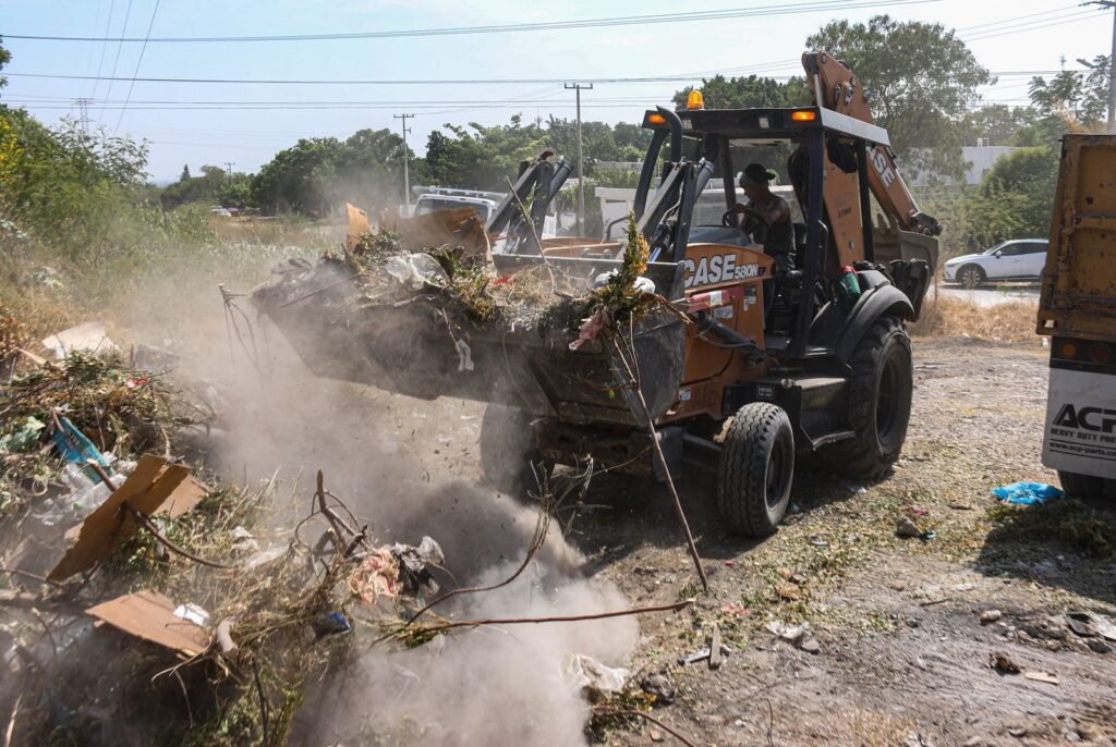 Refuerzan SEDUMA y PAUT acciones contra basureros irregulares