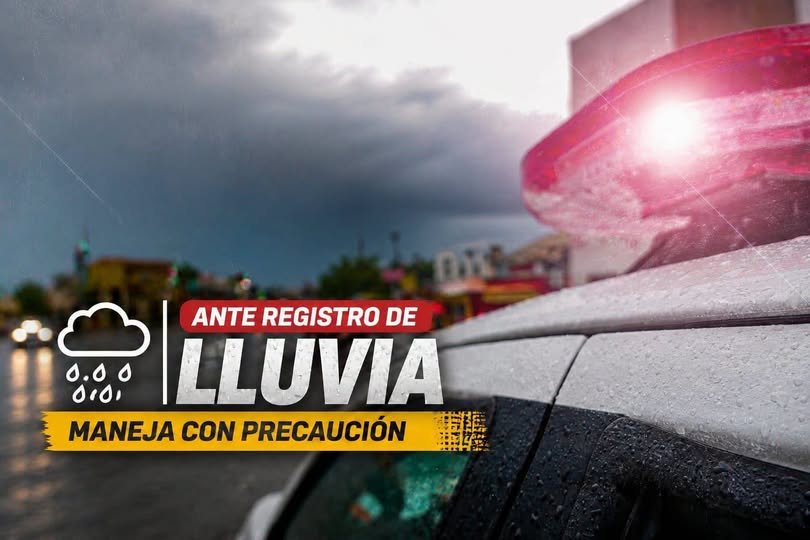 Ante el pronóstico de formación de tormentas aisladas con lluvias convectivas, maneja con precaución.
