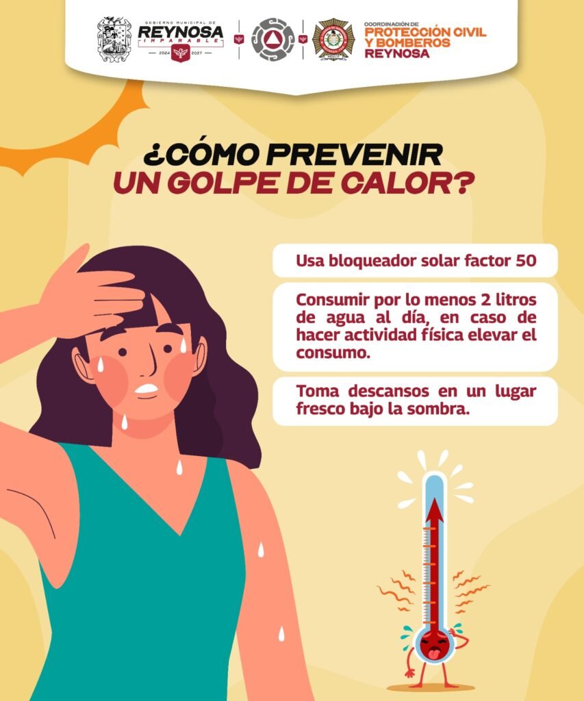 Protégete del golpe de calor