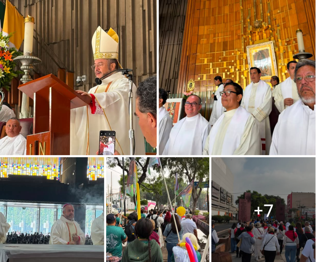 Más de mil fieles peregrinan con esperanza a la Basílica de Guadalupe