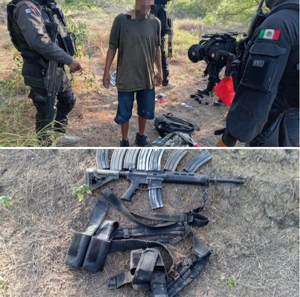Detienen a una persona armada y aseguran ponchallantas durante operativo