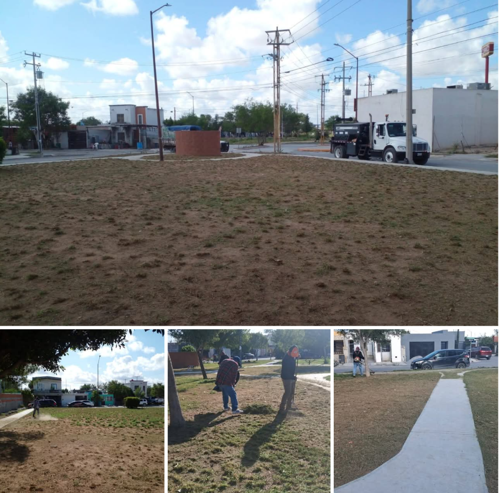 Realizó Gobierno de Reynosa limpieza y chapoleo en colonia Almendros