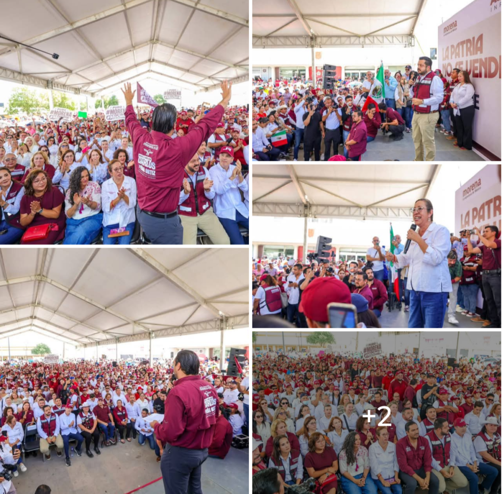 Encabezó Carlos Peña Ortiz Asamblea Informativa en Defensa de la Soberanía, junto con la dirigencia, Senadores, Diputados y Consejeros de MORENA