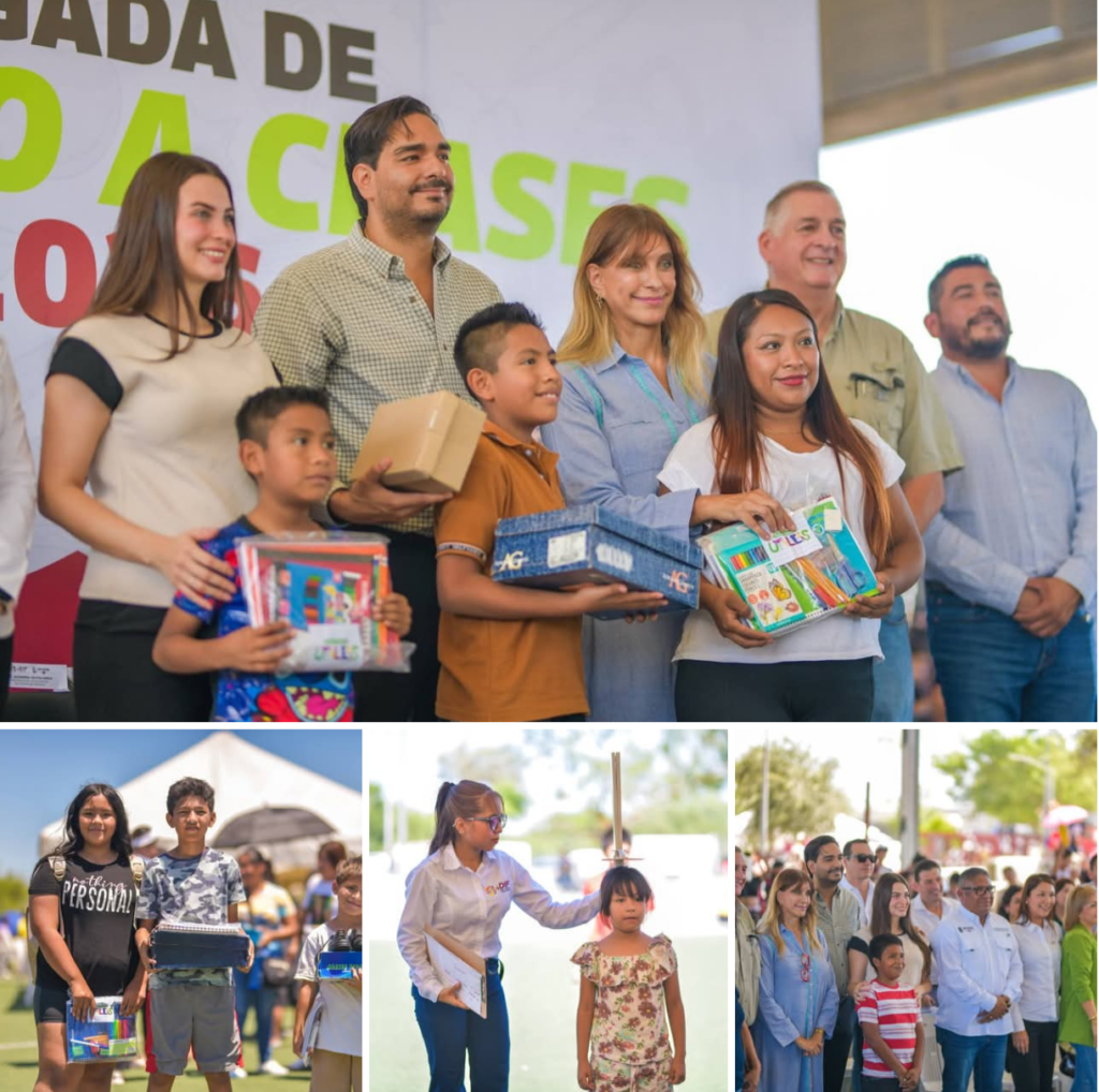 Reconoce Marisela López apoyo del Alcalde Carlos Peña Ortiz y DIF-Reynosa con Brigada de Regreso a Clases