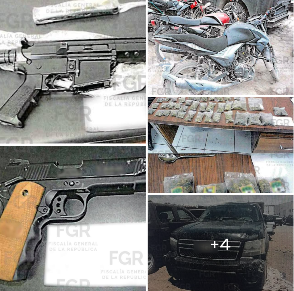 Caen tres con armas, cartuchos y droga; los vinculan a proceso