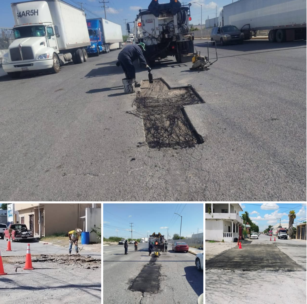 Rehabilitó Servicios Públicos calles de tres sectores de Reynosa