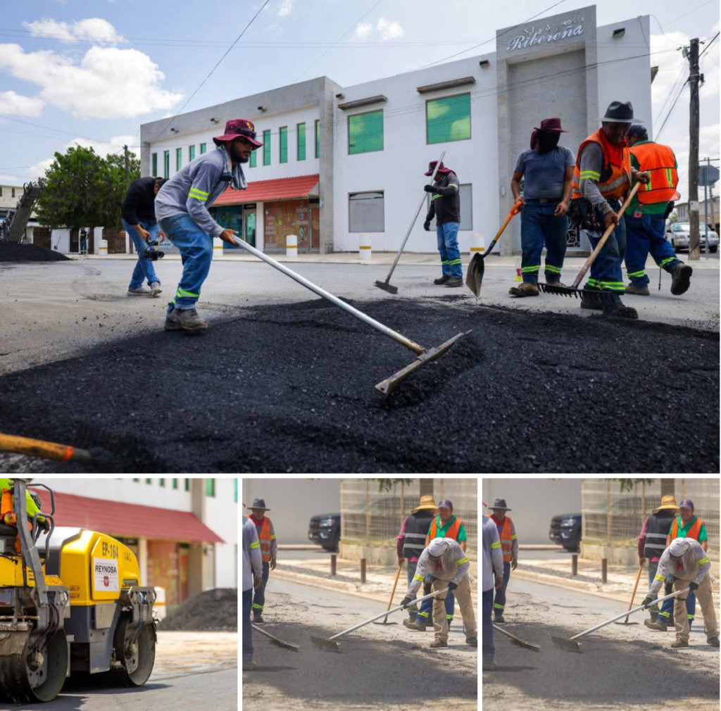 Transforma Programa de Obra Pública Más Grande en la Historia de Reynosa la colonia Vicente Guerrero