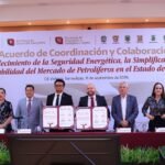 Firmaron Gobierno de Tamaulipas, municipios y sector gasolinero Acuerdo para la Seguridad Energética y la Simplificación Administrativa del Mercado de los Petrolíferos