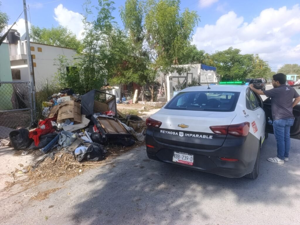 Detectó Patrulla Ambiental acumulación de residuos en la vía pública